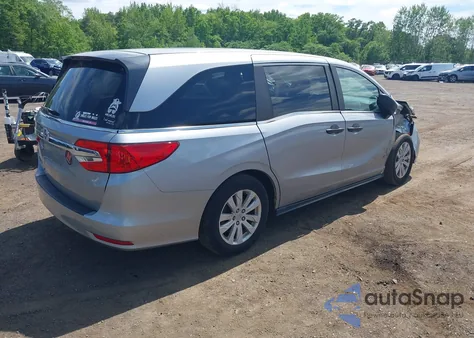 2019 Honda Odyssey Lx из США, поврежденный, VIN 5FNRL6H25KB022751
